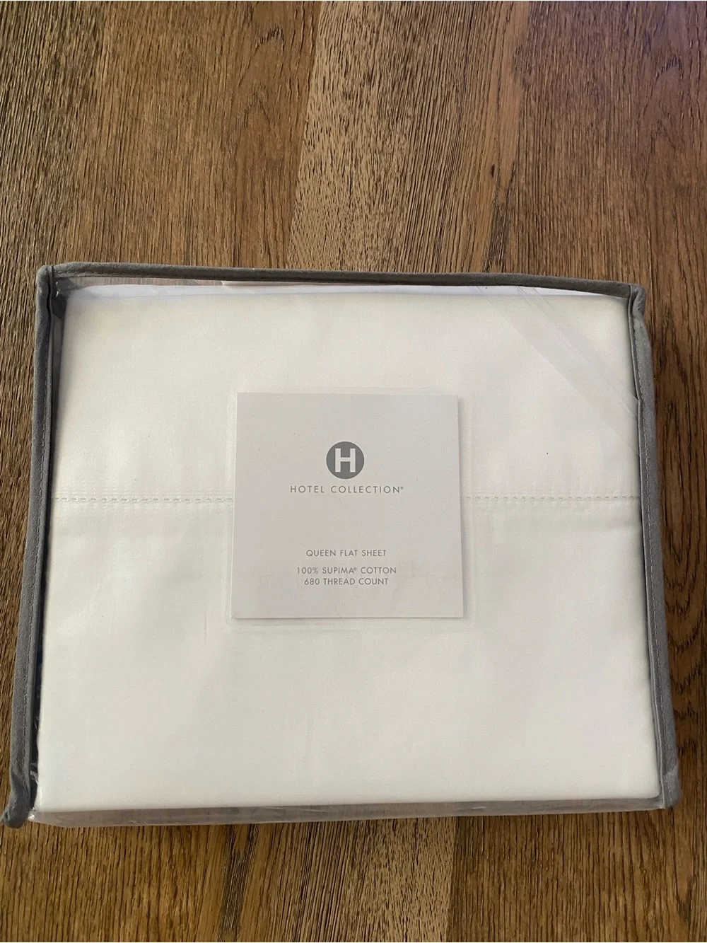 Hotel Collection 680 Thread Count 100% Supima Cotton Flat Sheet, Queen